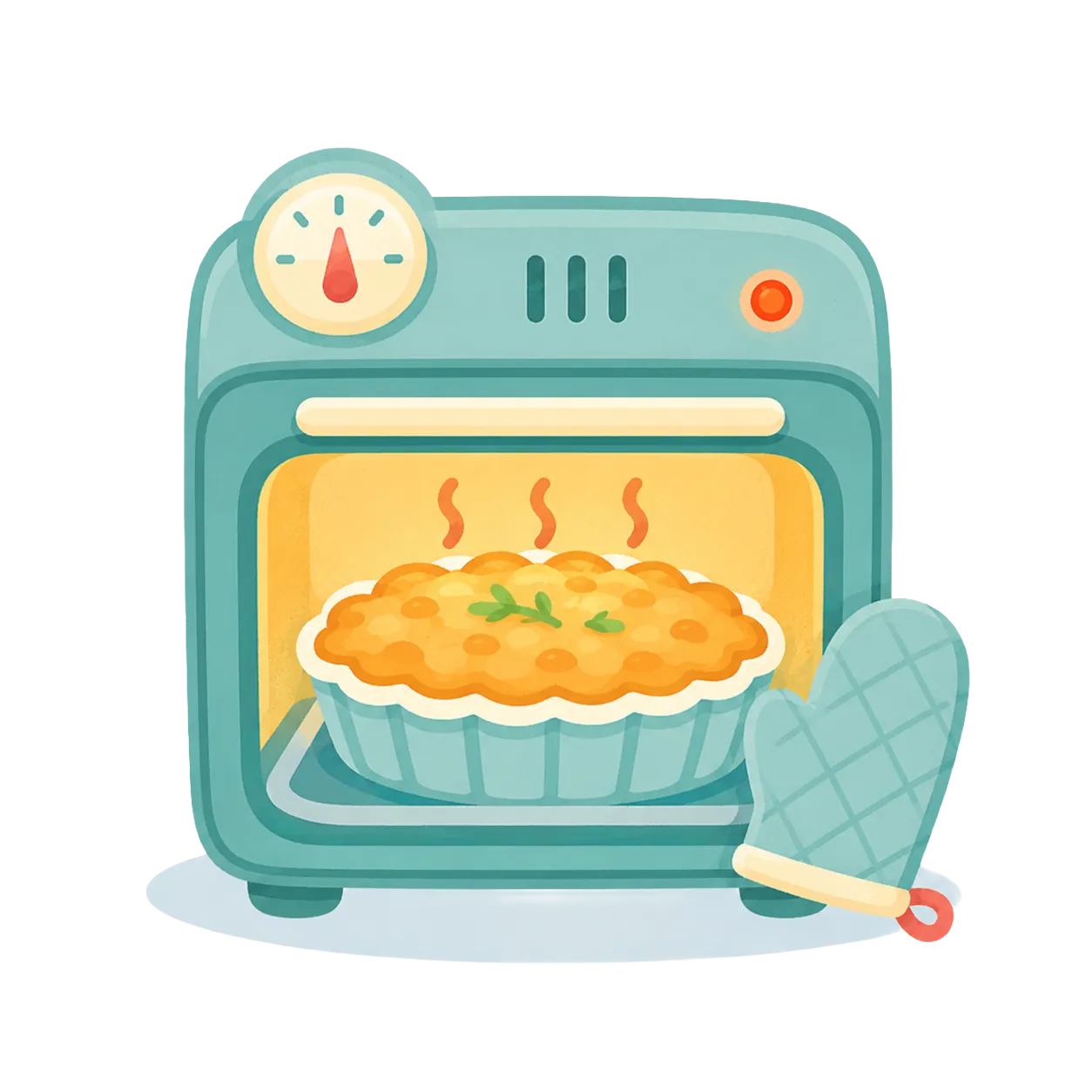 Oven Bake Icon