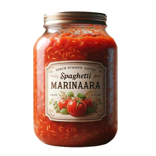 Low sodium spaghetti / marinara sauce