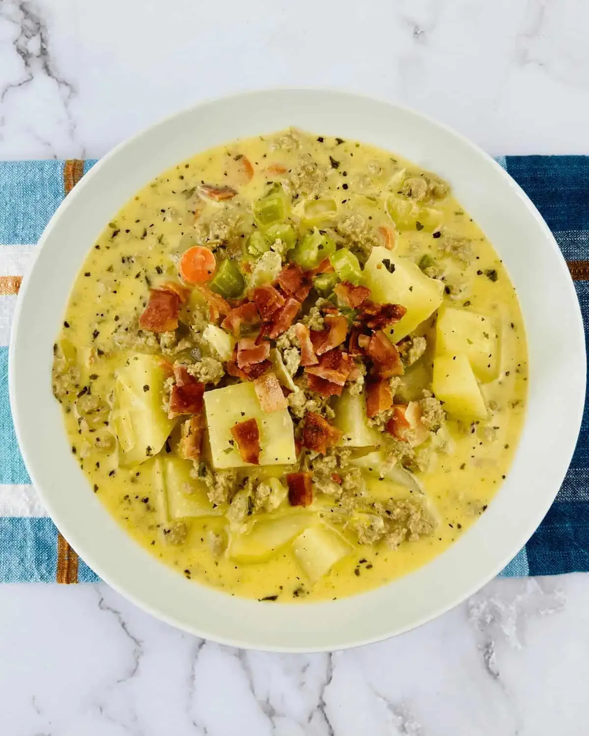 Bacon Cheeseburger Soup