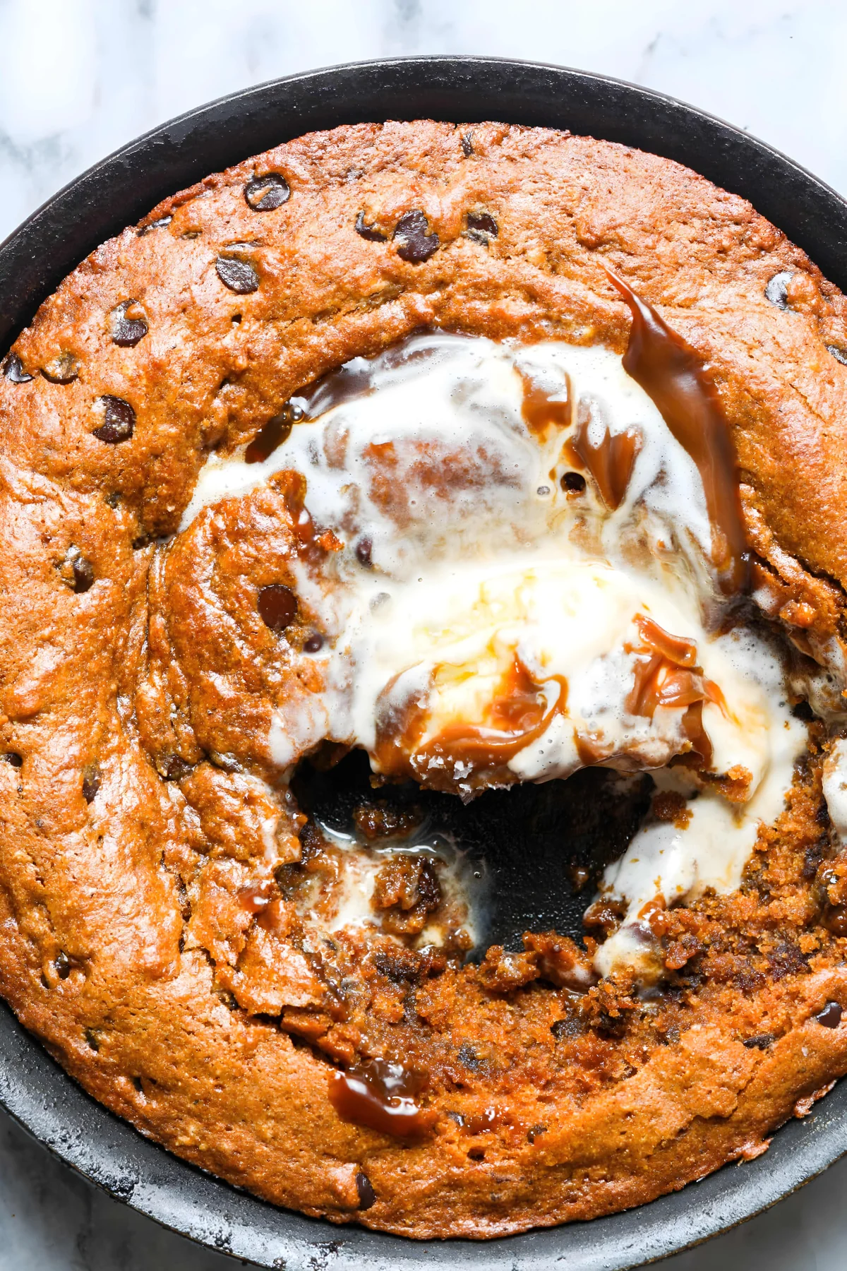 Pumpkin Skillet Cookie