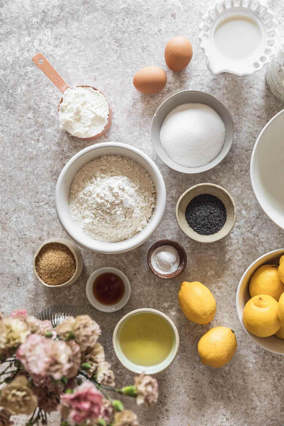 Ricotta Lemon Poppy Seed Muffins