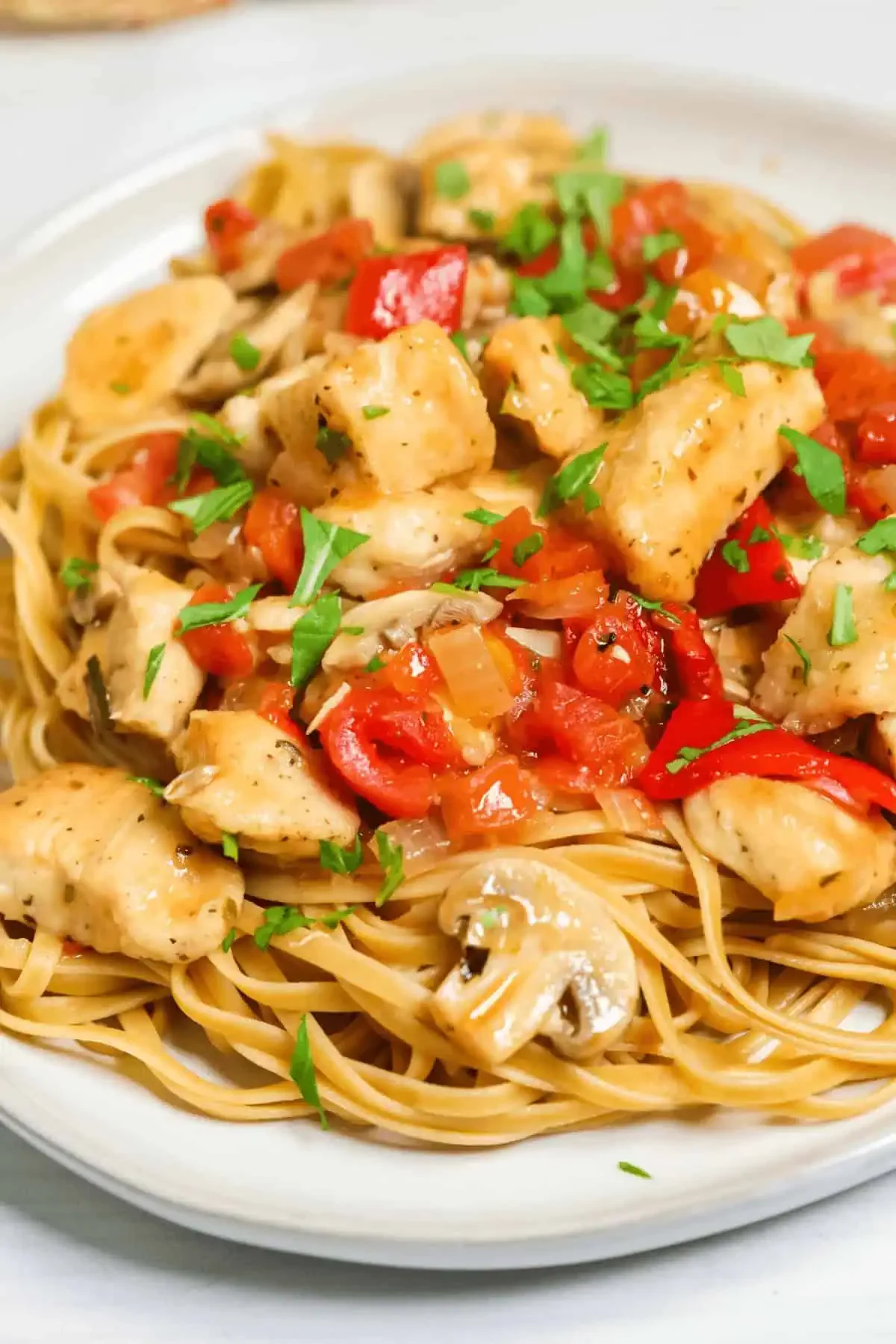 Easy Chicken Cacciatore