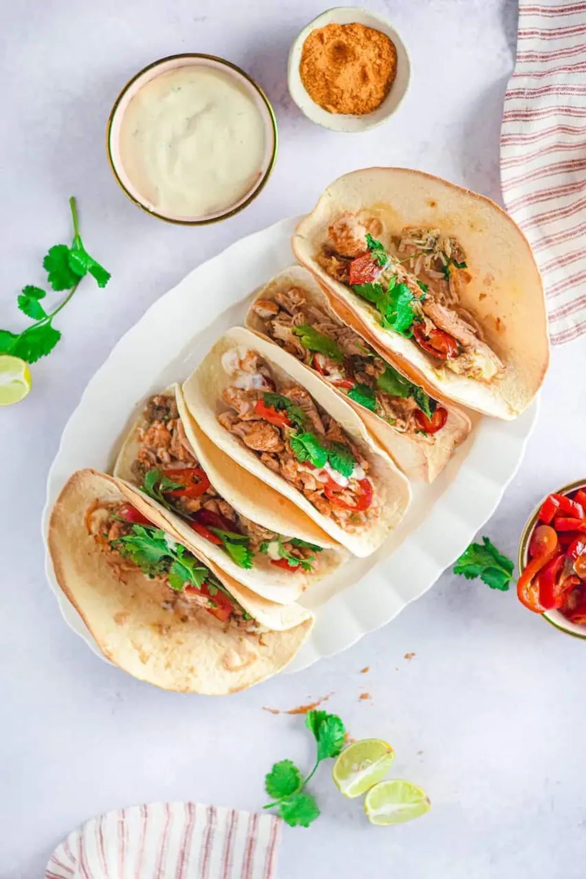 Instant Pot Chicken Tacos