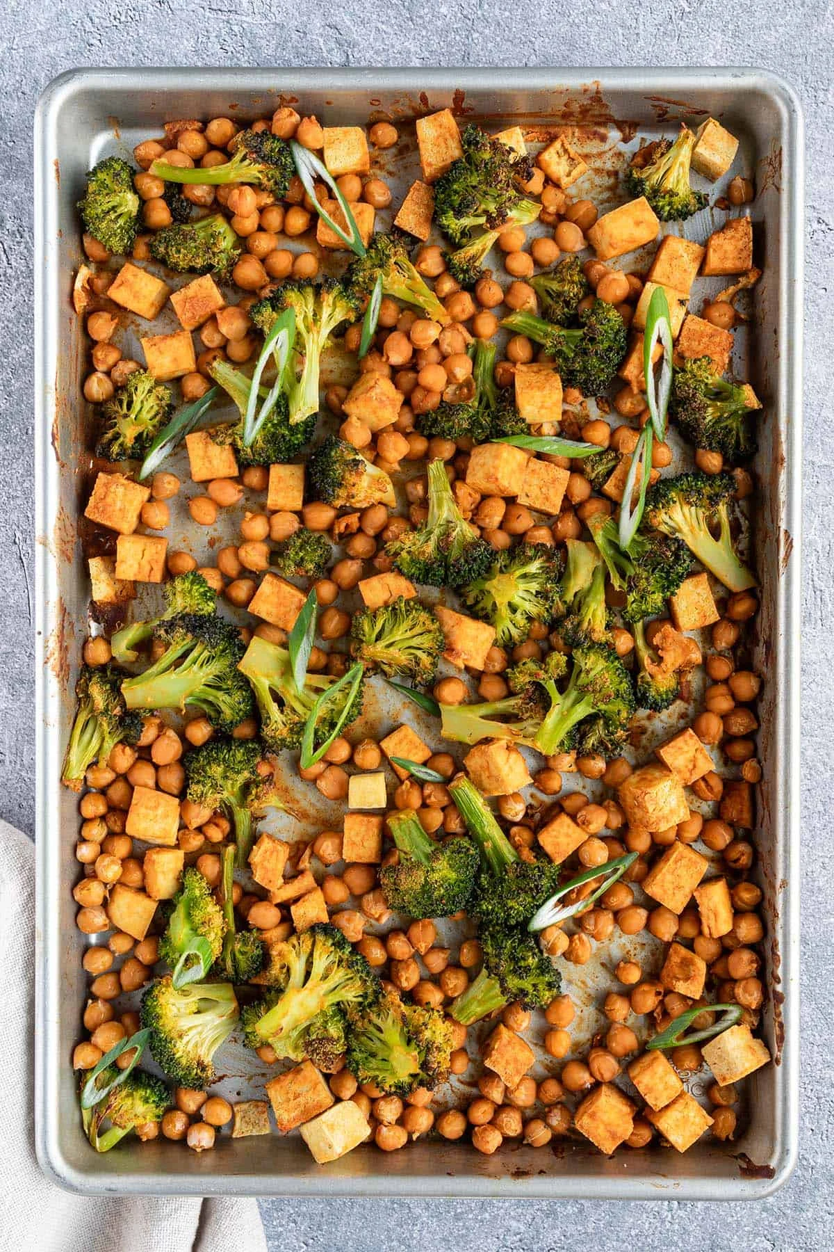 Sheet Pan Tofu & Chickpeas