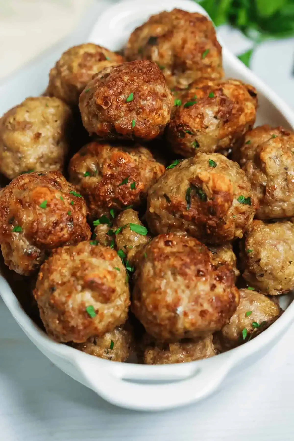 Air Fryer Turkey Meatballs