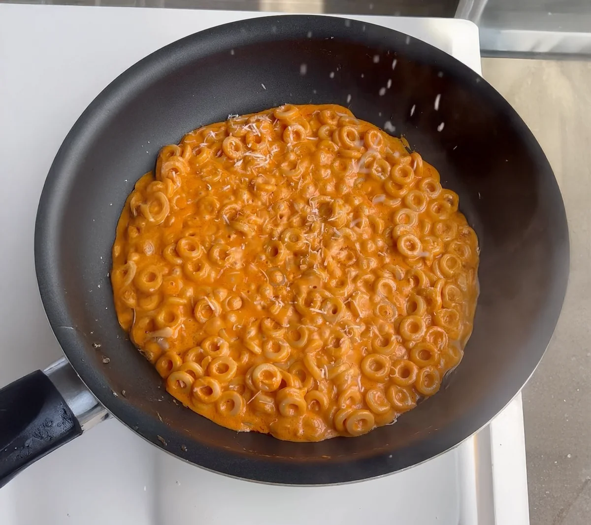 Spaghetti O’s Inspired Vodka Pasta