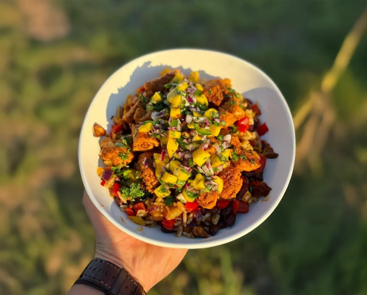 Costa Rica-Inspired High Protein Chicken Bowl