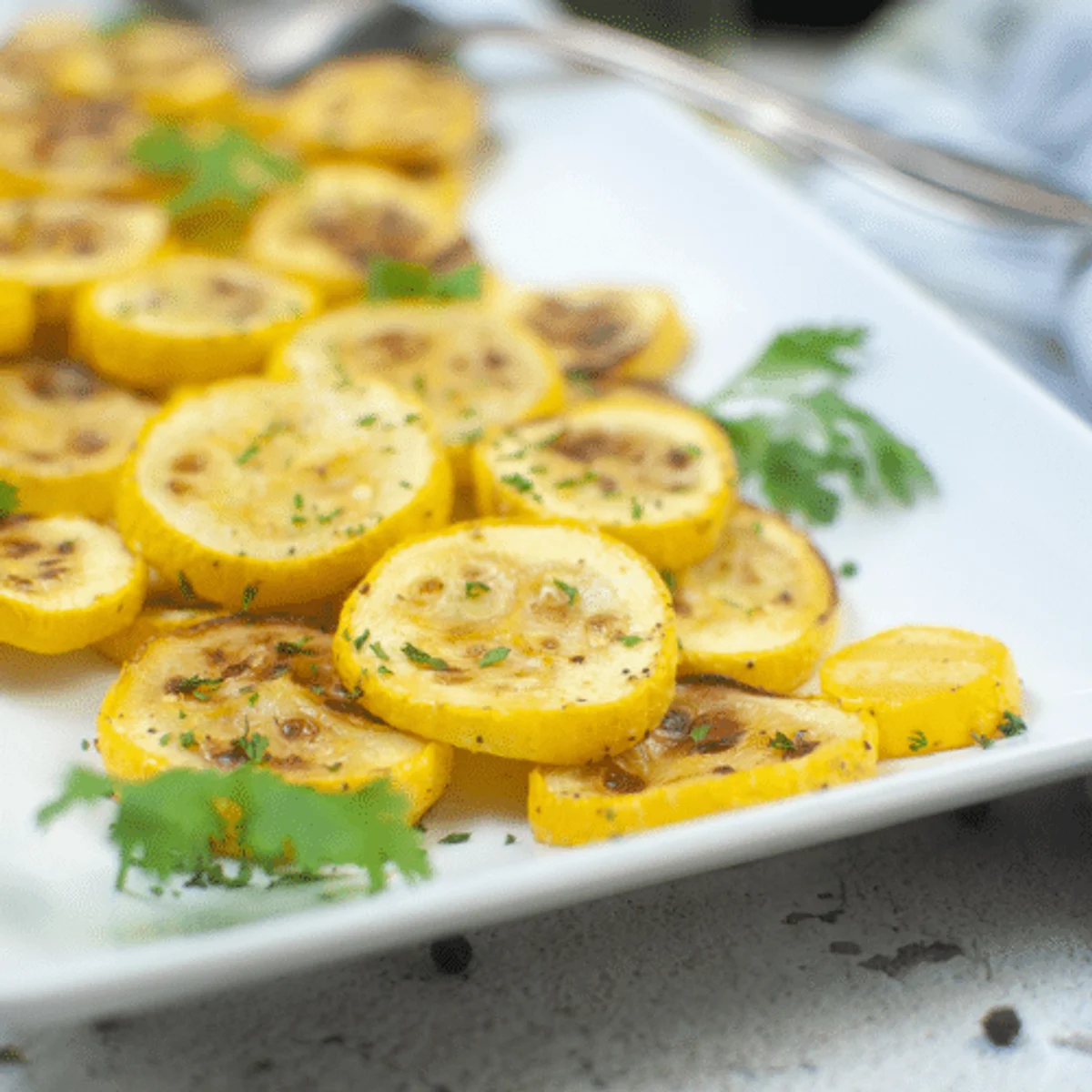 Air Fryer Yellow Squash
