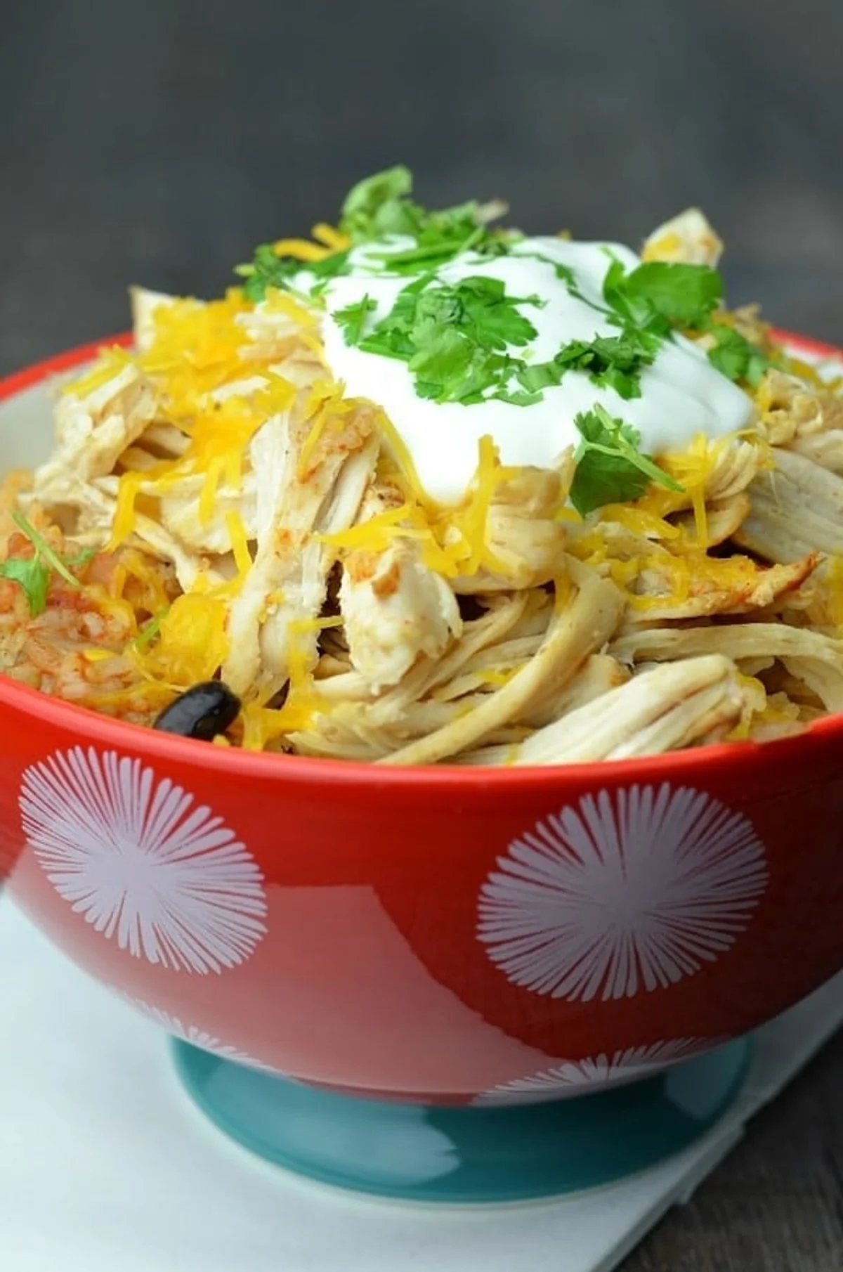 Slow Cooker Chicken Taco Bowls