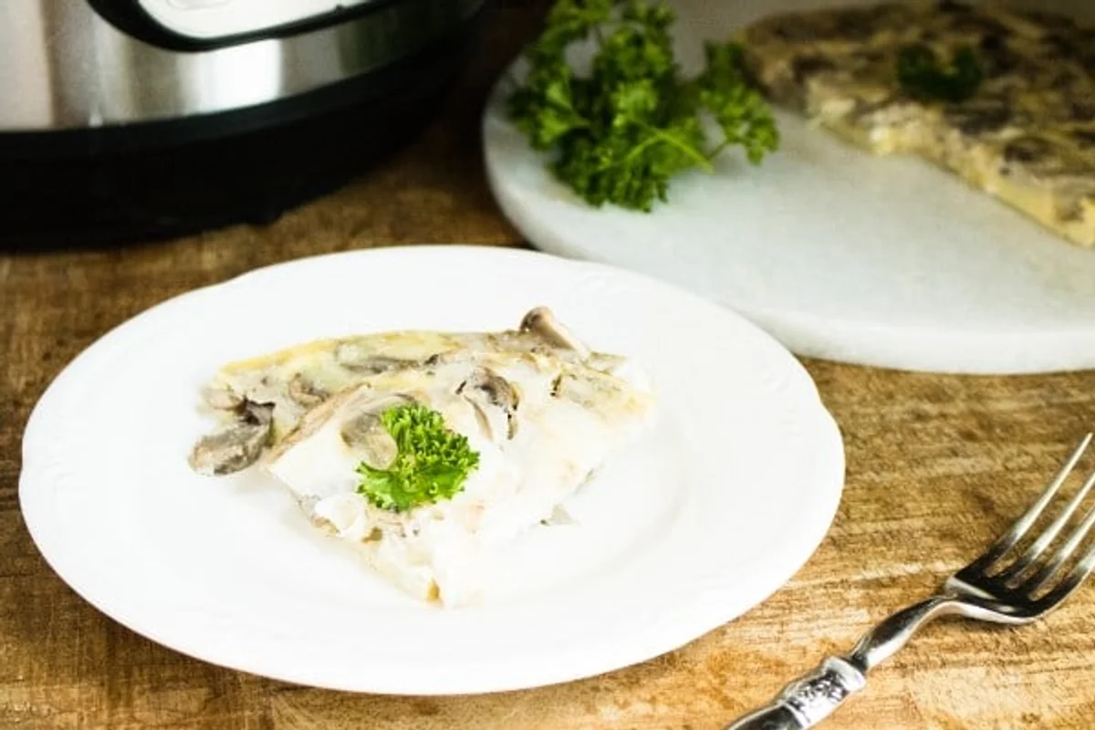 Instant Pot Mushroom and Swiss Frittata