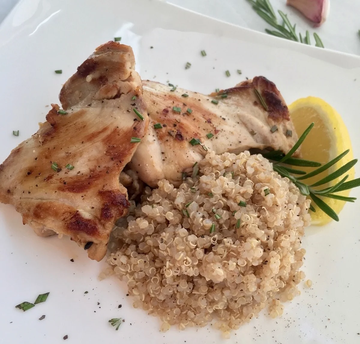 Rosemary Lemon Boneless Chicken Thigh Recipe