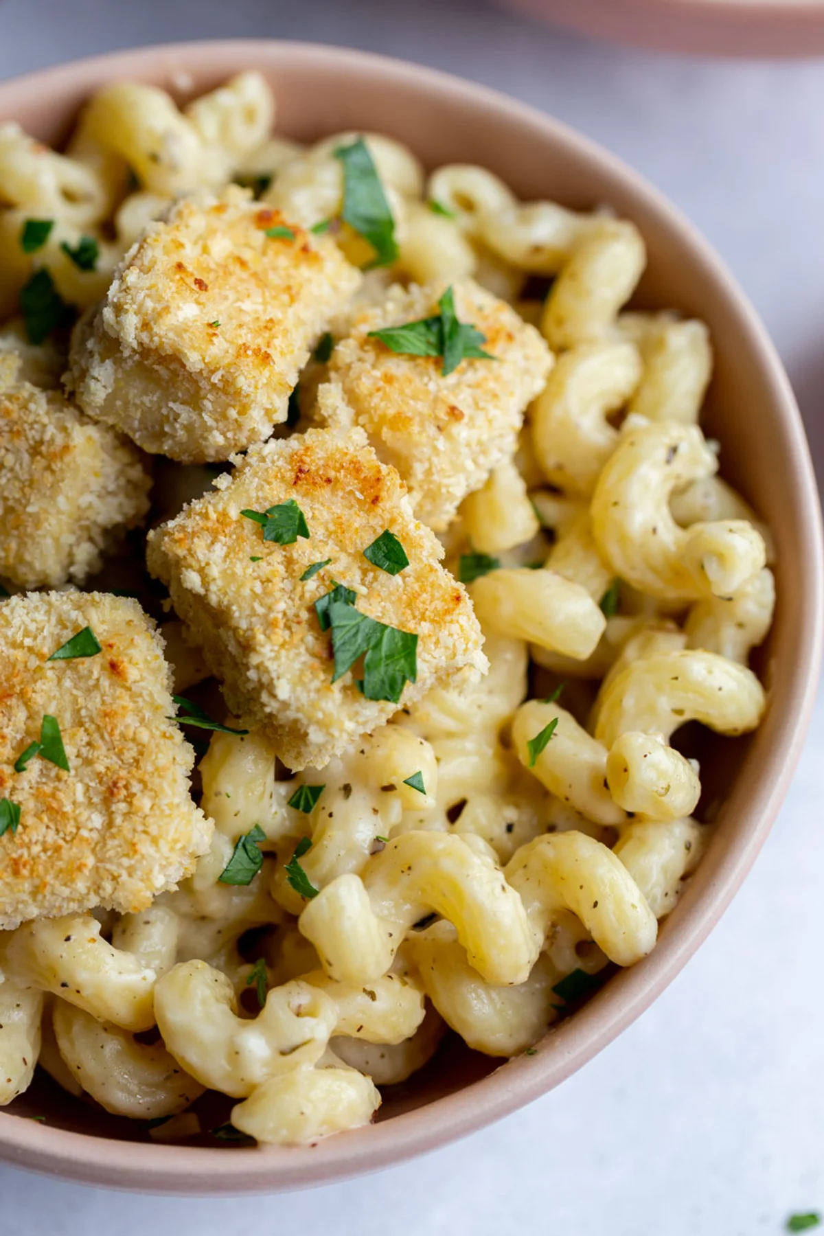 Cavatappi Pasta with Cream Sauce