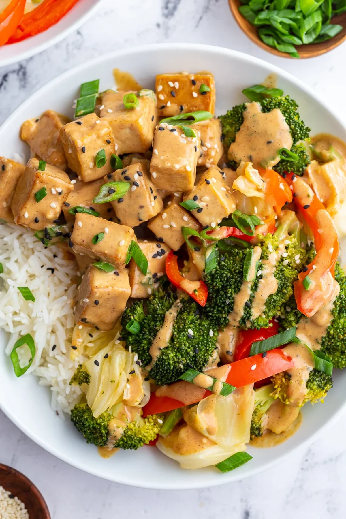 Peanut Sauce Tofu