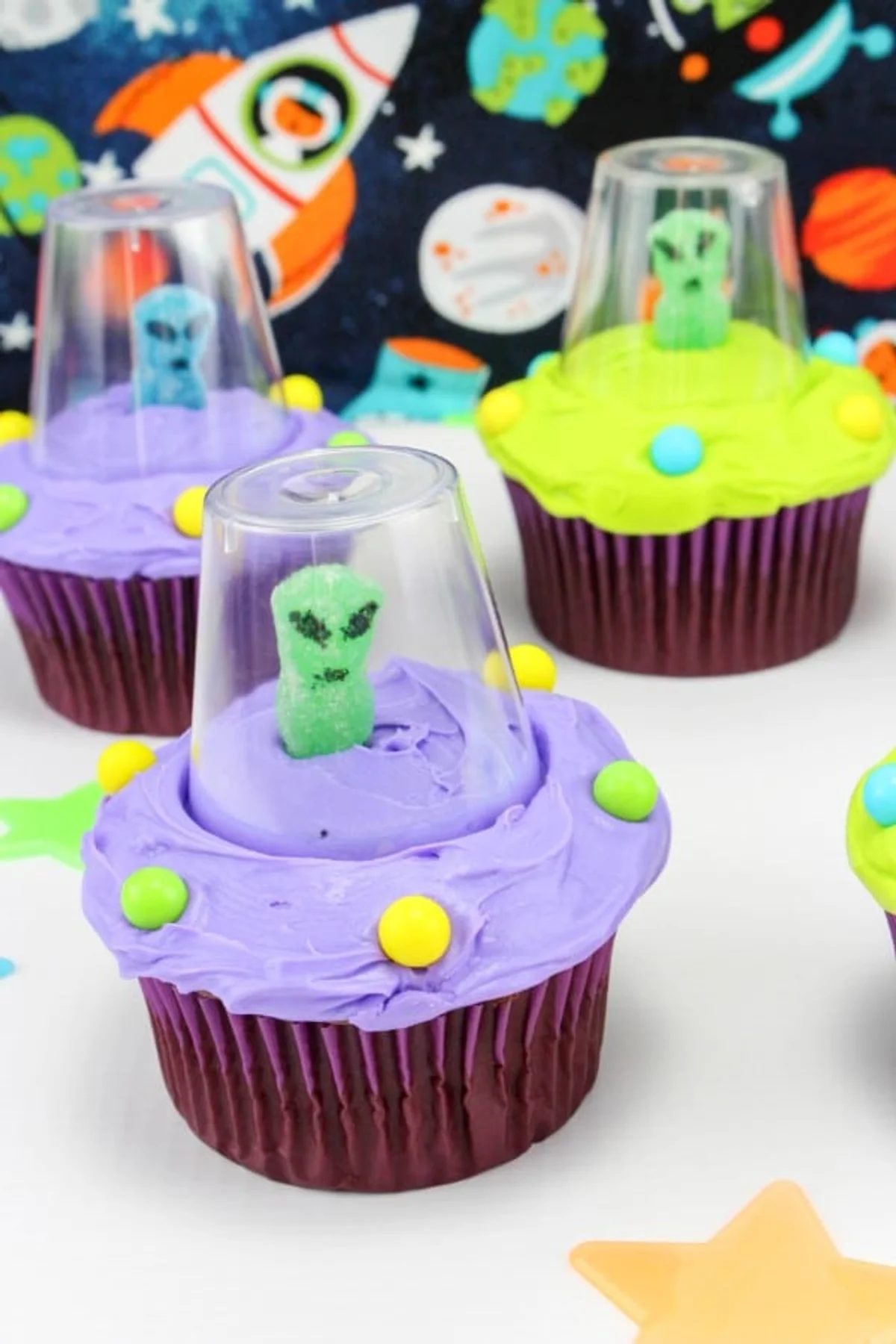 Alien Cupcakes