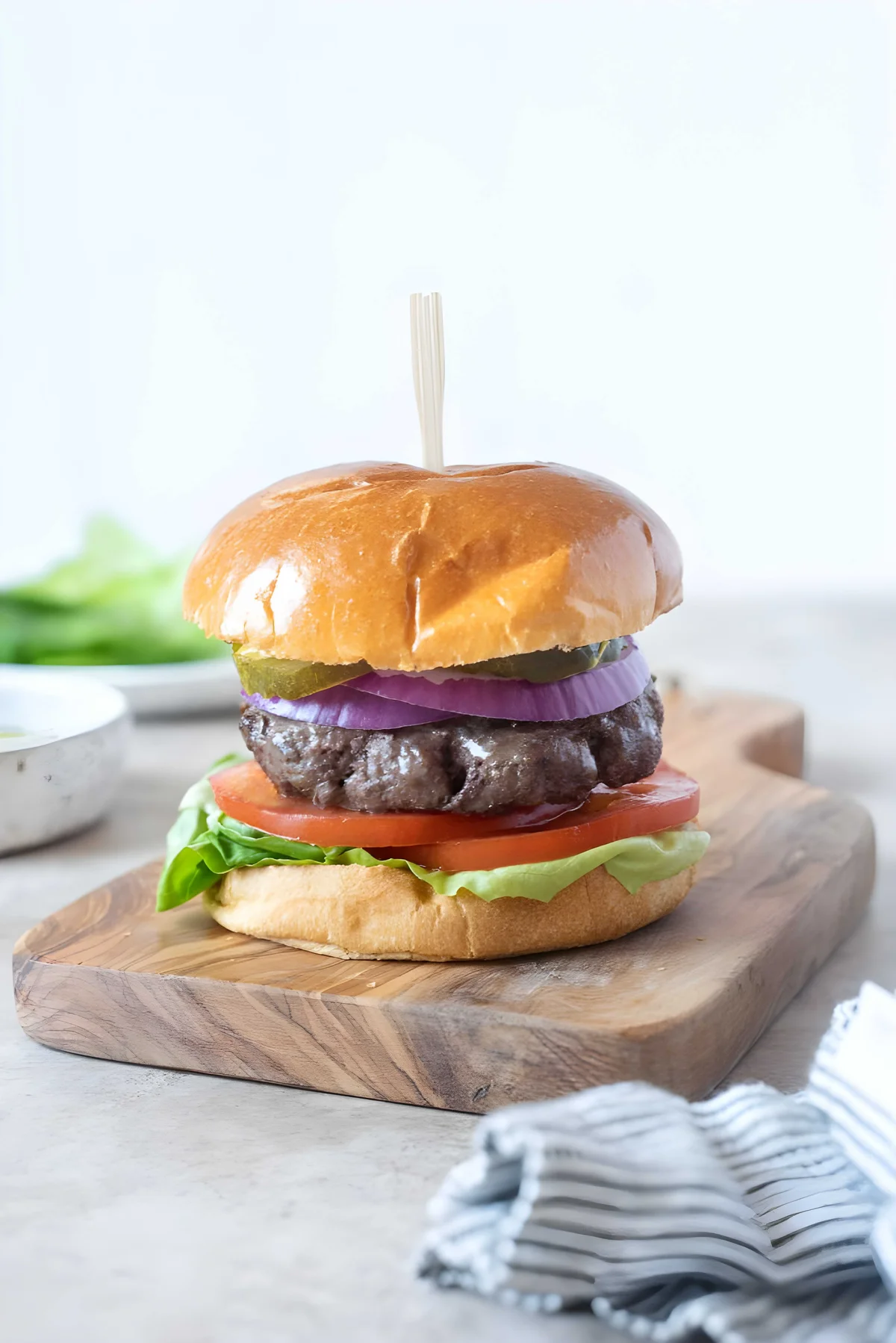 Juicy Air Fryer Hamburgers
