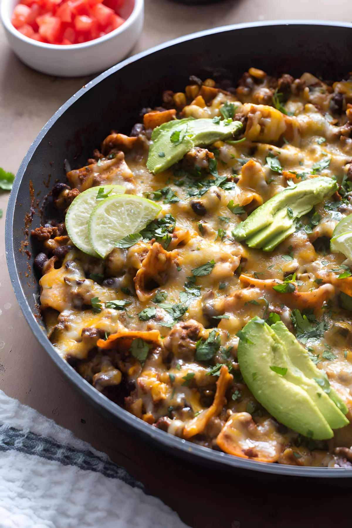 Ground Beef Enchilada Casserole