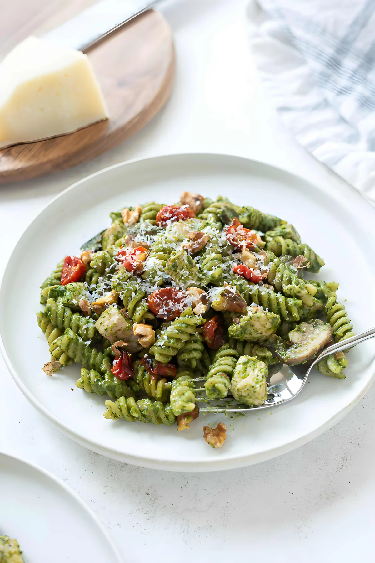 One Pot Chicken Pesto Pasta