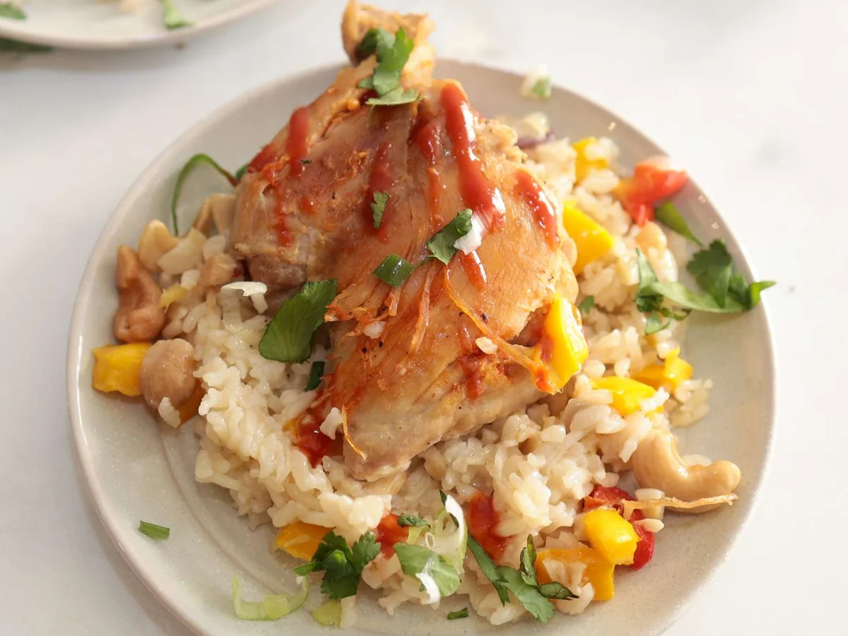 One-Pot Coconut Chicken and Rice