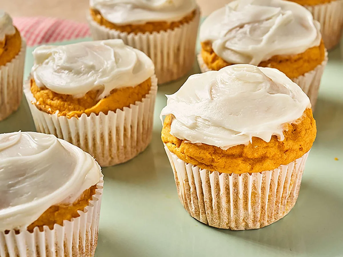 Sugar Cookie Pumpkin Cupcake Muffins