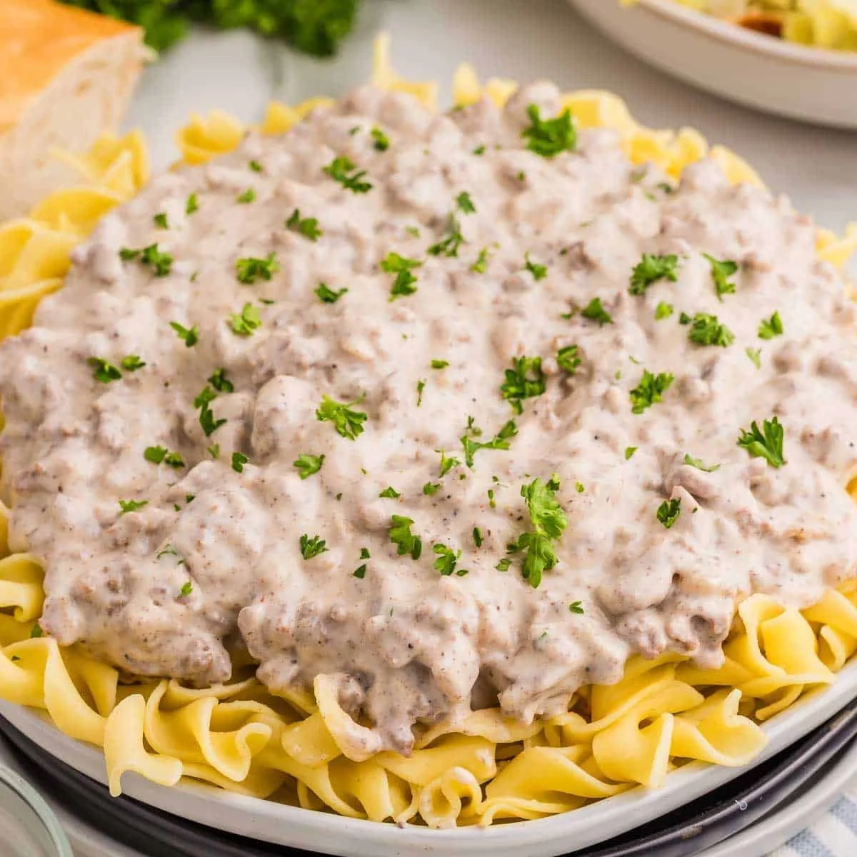 Ground Beef Stroganoff
