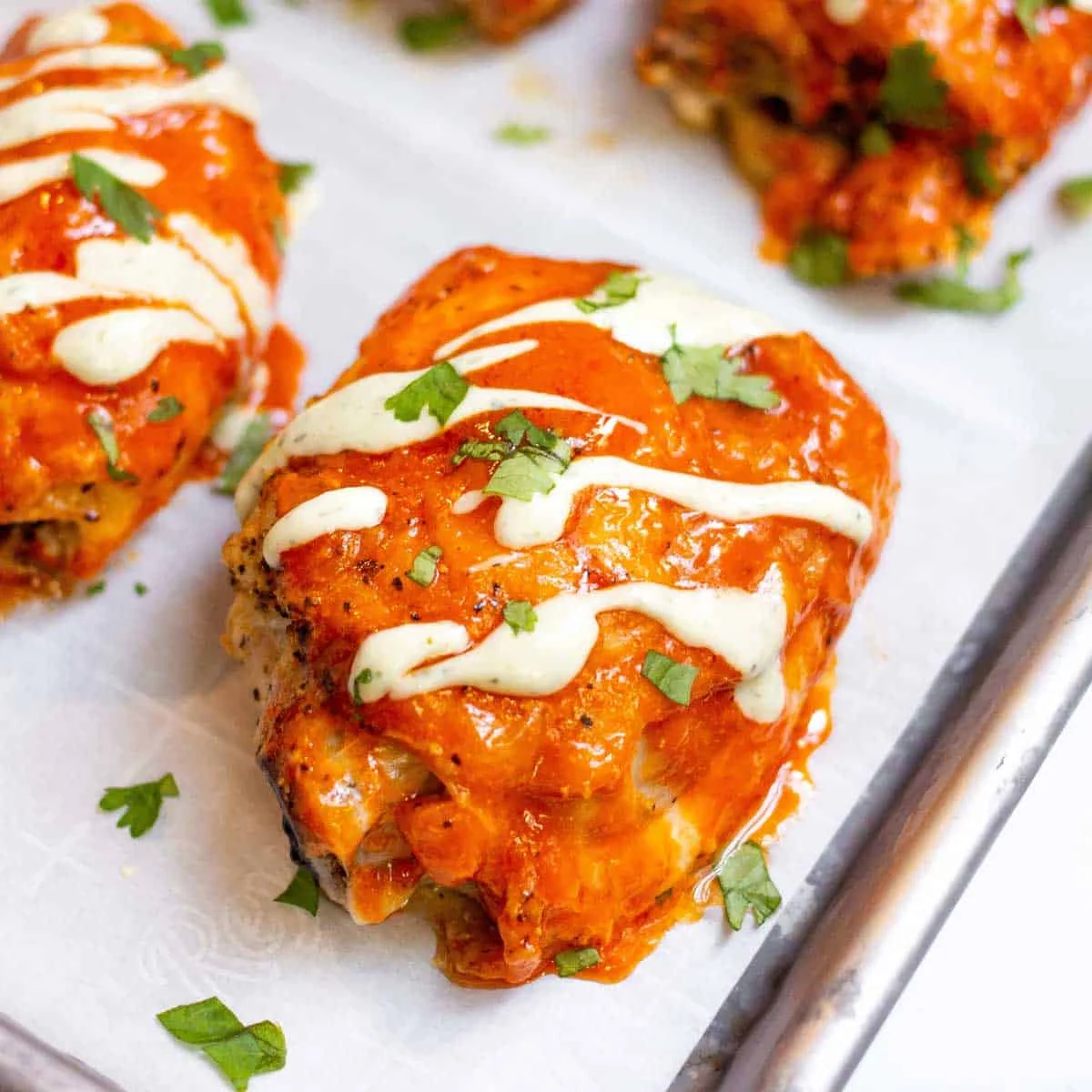 Buffalo Chicken Thighs