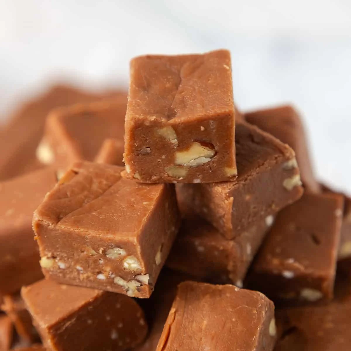 Chocolate Velveeta Cheese Fudge with Pecans