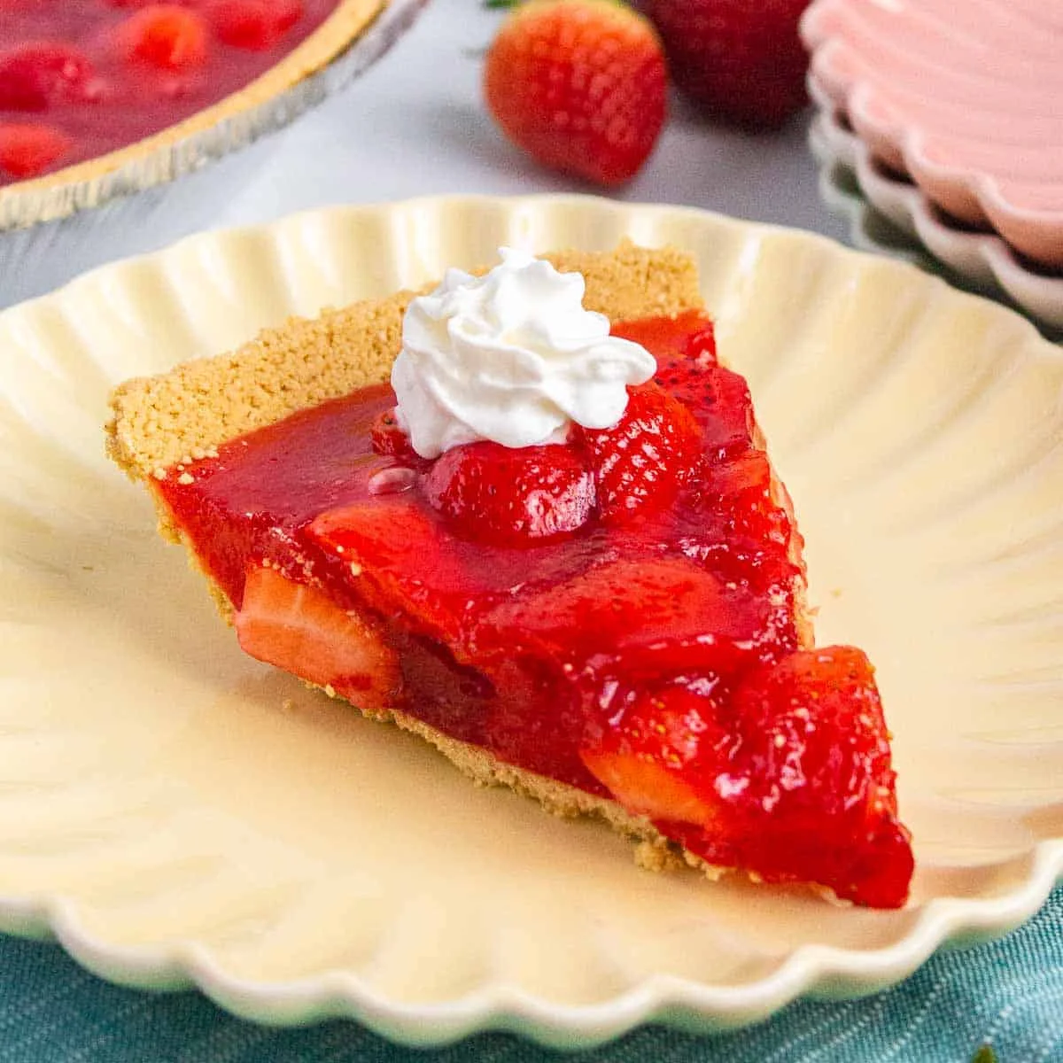 Strawberry Jello Pie