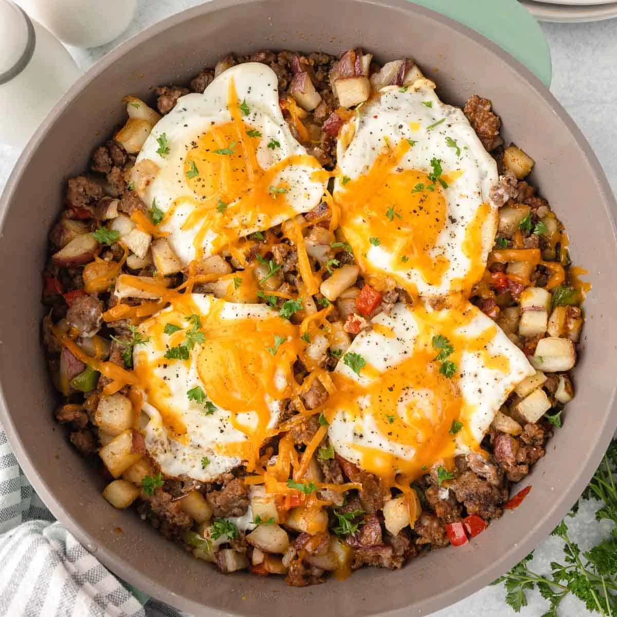 Breakfast Sausage Potato Hash