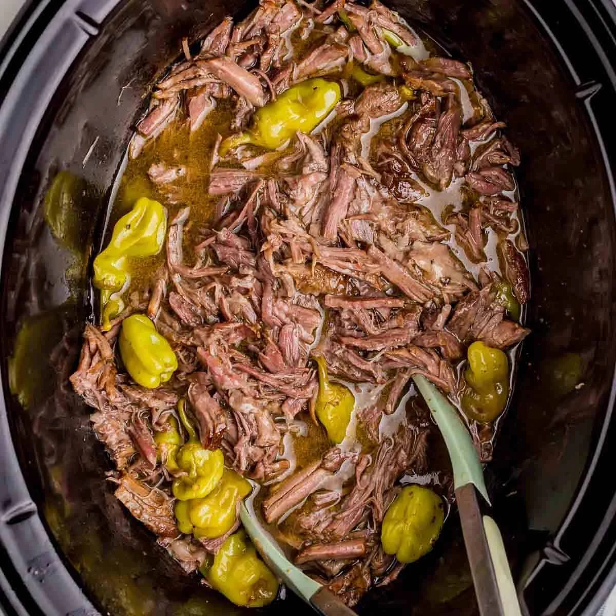 Slow Cooker Mississippi Pot Roast