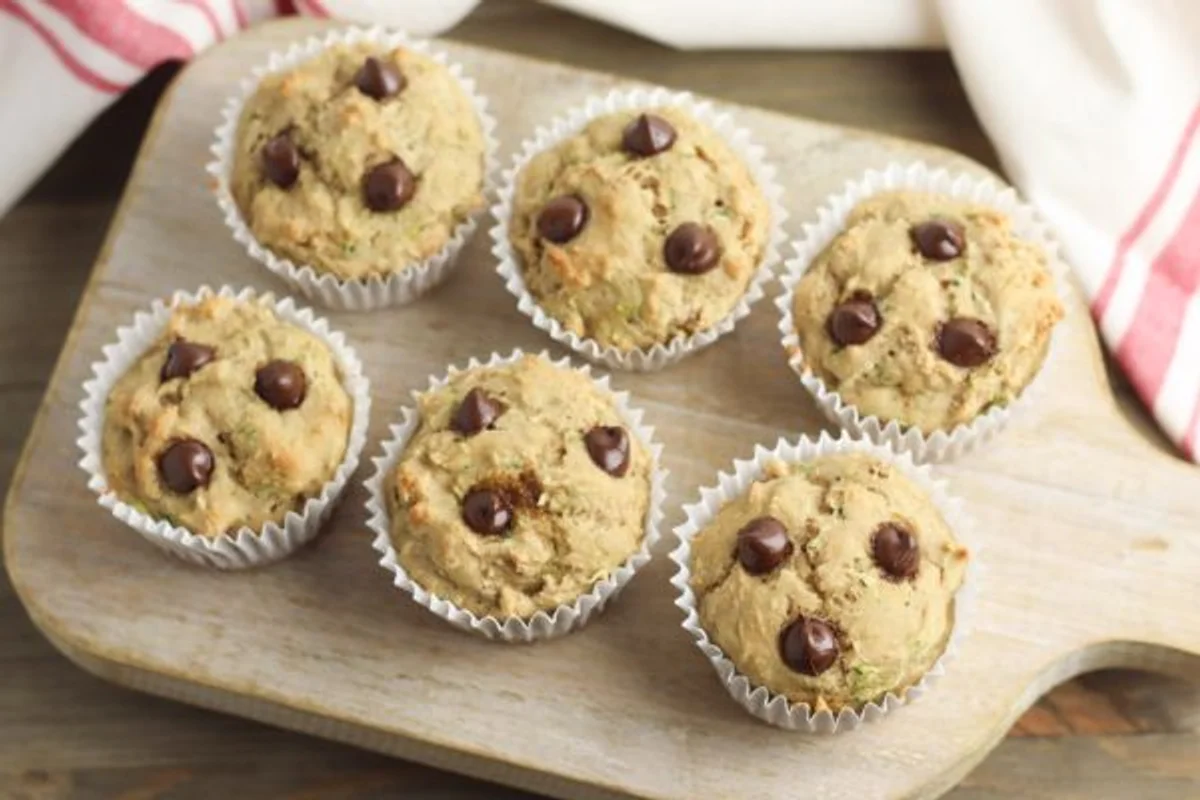 Healthy Chocolate Chip Muffins