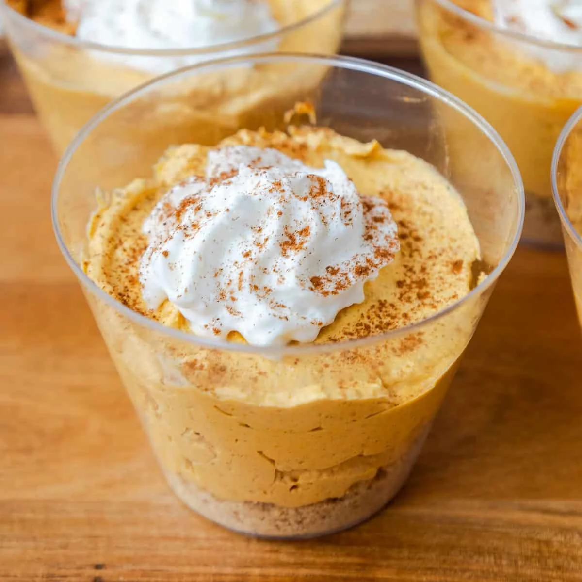 Easy No-Bake Pumpkin Pie Cups