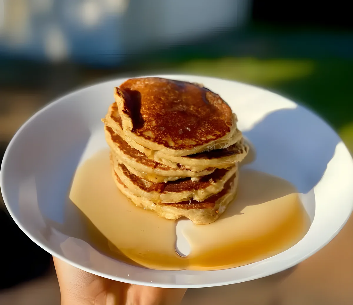 Oatmeal Protein Pancakes