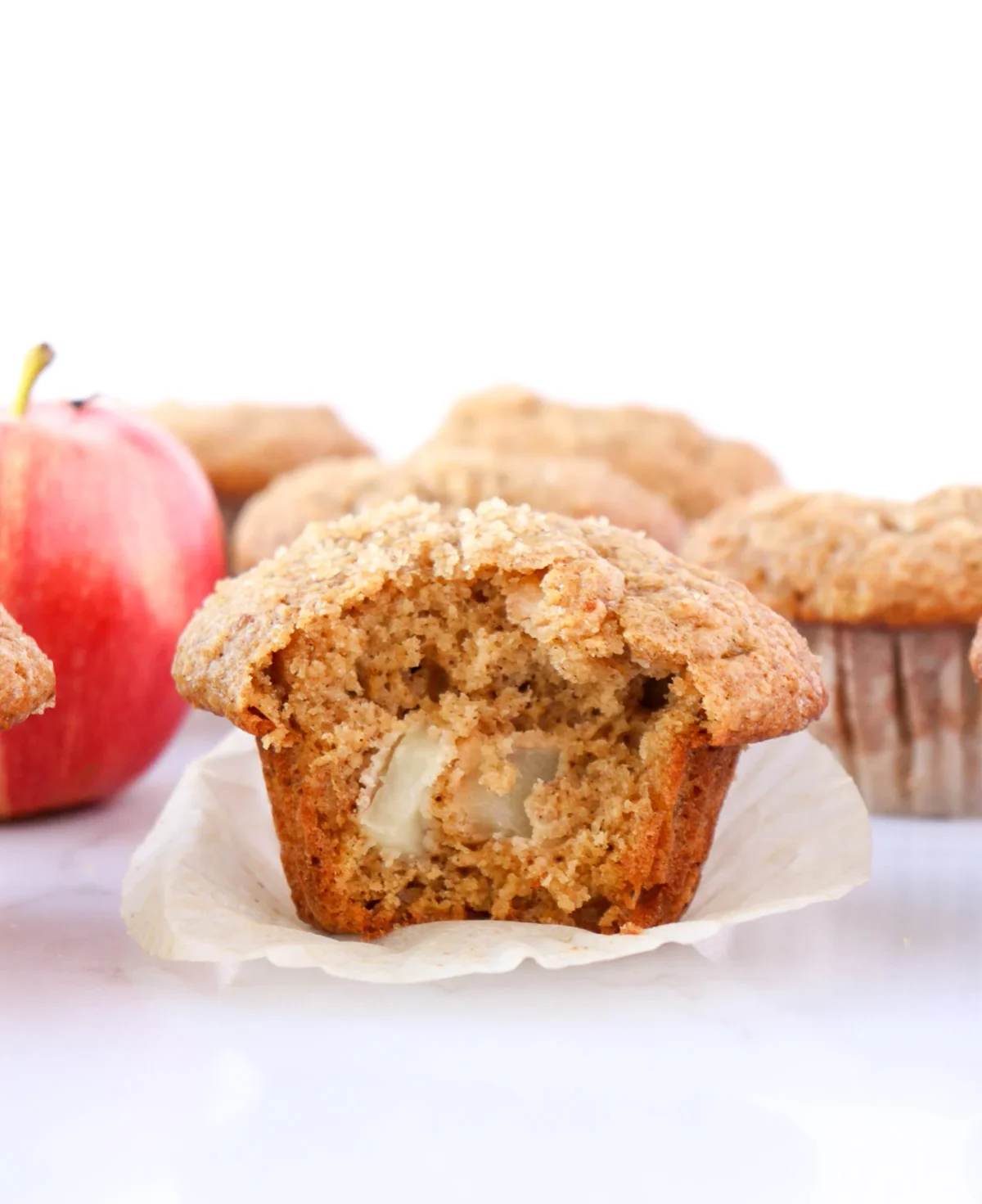 Easy Apple Spice Muffins (with applesauce)