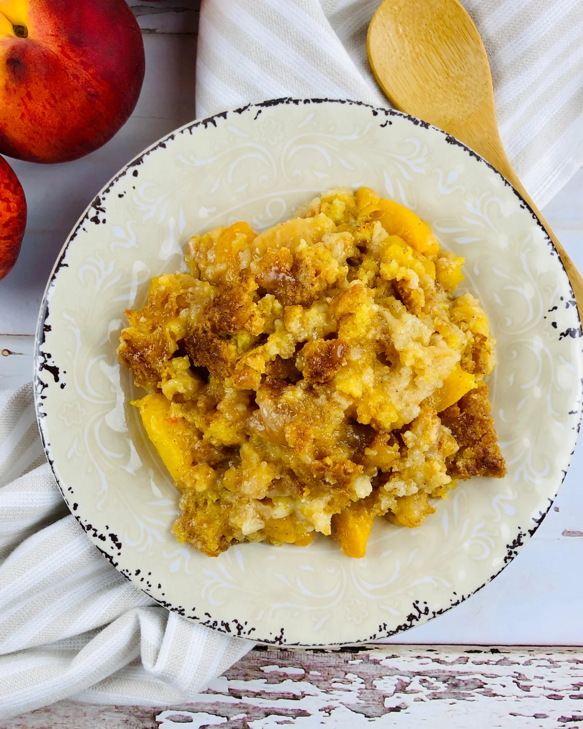 Peach Cobbler Cake