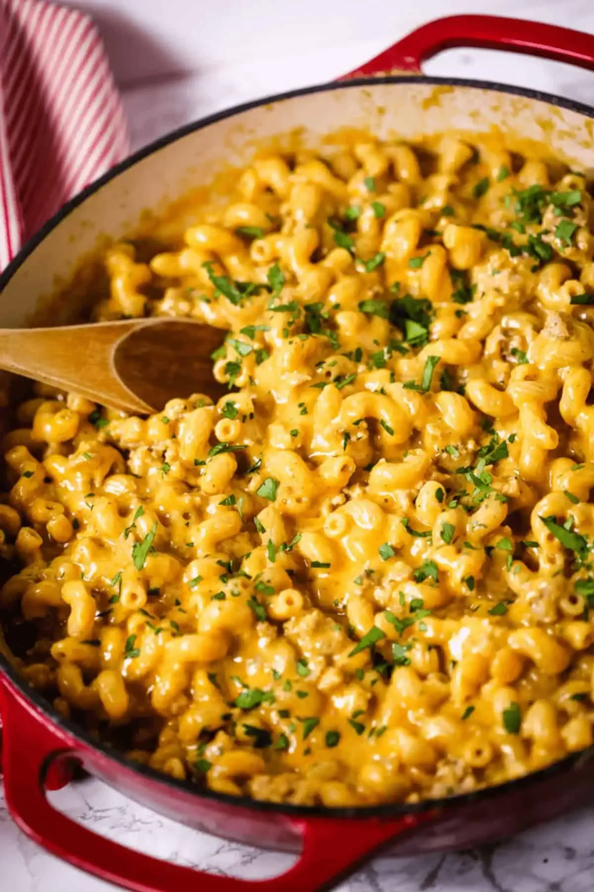 Veal Cheeseburger Macaroni