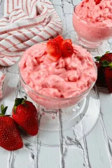 Strawberry Cottage Cheese Jello Salad