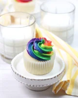 Vanilla Marshmallow Filled Cupcakes
