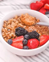 Chocolate Cottage Cheese Breakfast Bowl