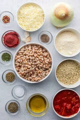 Cheesy White Bean Tomato Bake