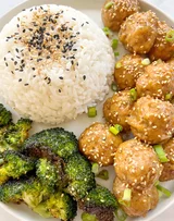 Egg Free Teriyaki Chicken Meatballs