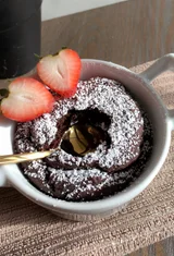 Lava Cake Baked Oats