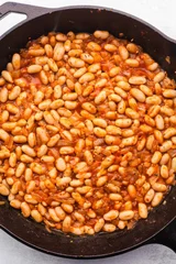 Cheesy White Bean Tomato Bake