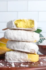 Mango Coconut Vegan Ice Cream Bars
