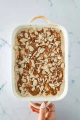Almond Croissant Baked Oats