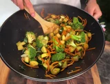 High Protein Spicy Honey Garlic Chicken Bowl