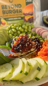 Vegan Teriyaki Burger Bowl