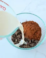 No Bake Triple Chocolate Cheesecake