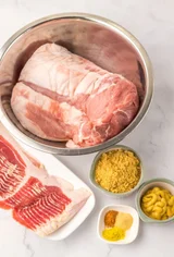 Slow Cooker Bacon Wrapped Pork Loin