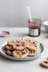 Strawberry Palmiers With Cream Cheese