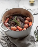 Pot Roast With Red Wine & Shallots (One-Pot)